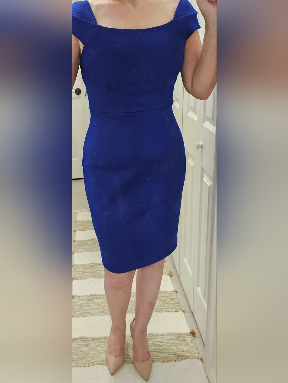 Calvin Klein Cobalt Blue Pencil Dress Skirt